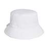 Unisex Trefoil Bucket Hat, White, A701_ONE, thumbnail image number 2
