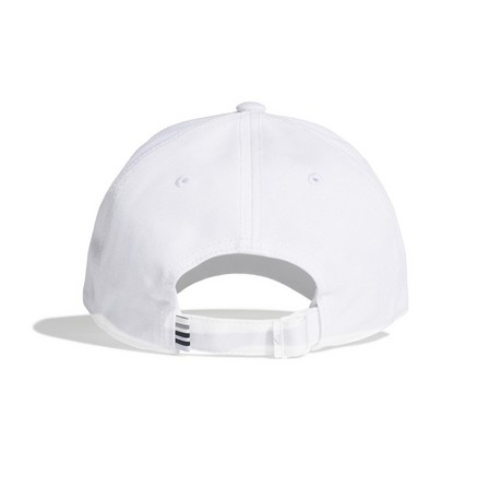 Unisex BASEBALL 3-STRIPES TWILL CAP , white, A701_ONE, large image number 6