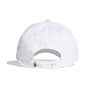 Unisex BASEBALL 3-STRIPES TWILL CAP , white, A701_ONE, thumbnail image number 6