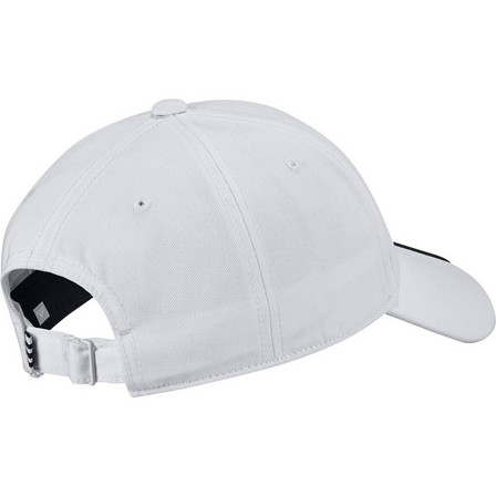 Unisex BASEBALL 3-STRIPES TWILL CAP , white, A701_ONE, large image number 7