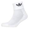 Unisex Mid-Cut Ankle Socks - 3 Pairs, White, A701_ONE, thumbnail image number 0