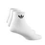 Unisex Mid-Cut Ankle Socks - 3 Pairs, White, A701_ONE, thumbnail image number 2