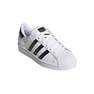 Unisex Kids Superstar Lace Shoes, White, A701_ONE, thumbnail image number 4