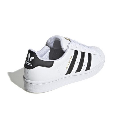 Unisex Kids Superstar Lace Shoes, White, A701_ONE, large image number 7