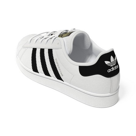 Unisex Kids Superstar Shoes, white, A701_ONE, large image number 8