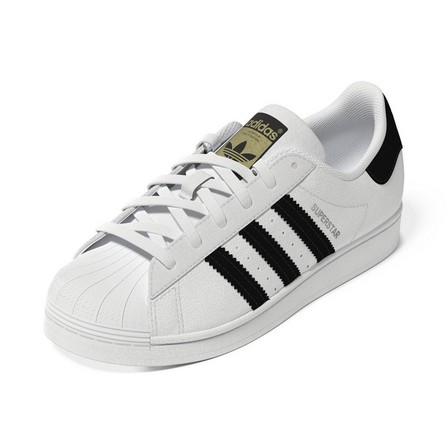 Unisex Kids Superstar Shoes, white, A701_ONE, large image number 16