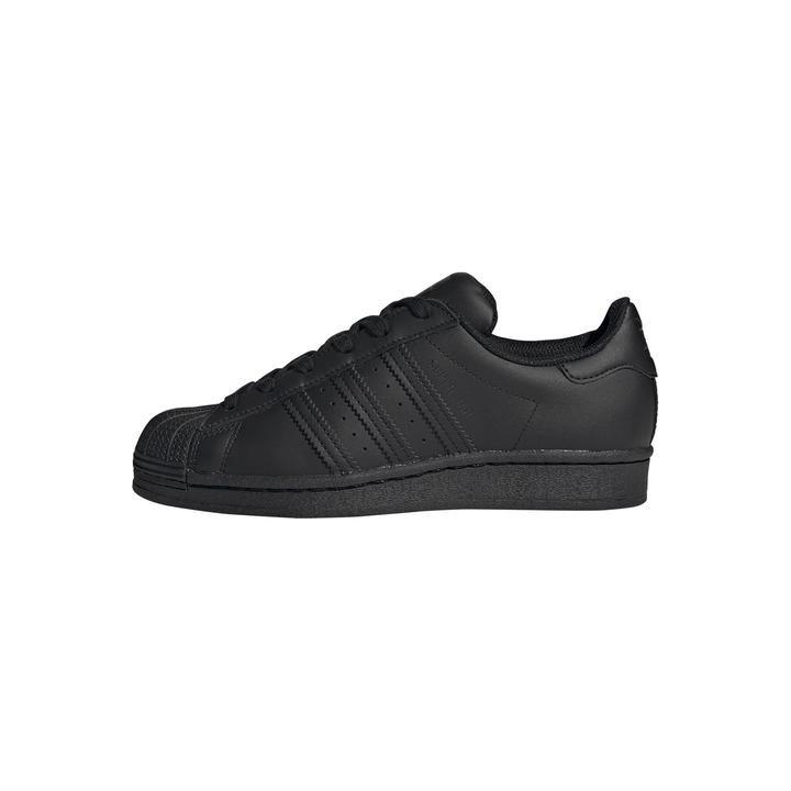 Kids Unisex Superstar Shoes, Black, A701_ONE, large image number 2