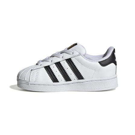 Unisex Infant Superstar Shoes Ftwr, White, A701_ONE, large image number 12