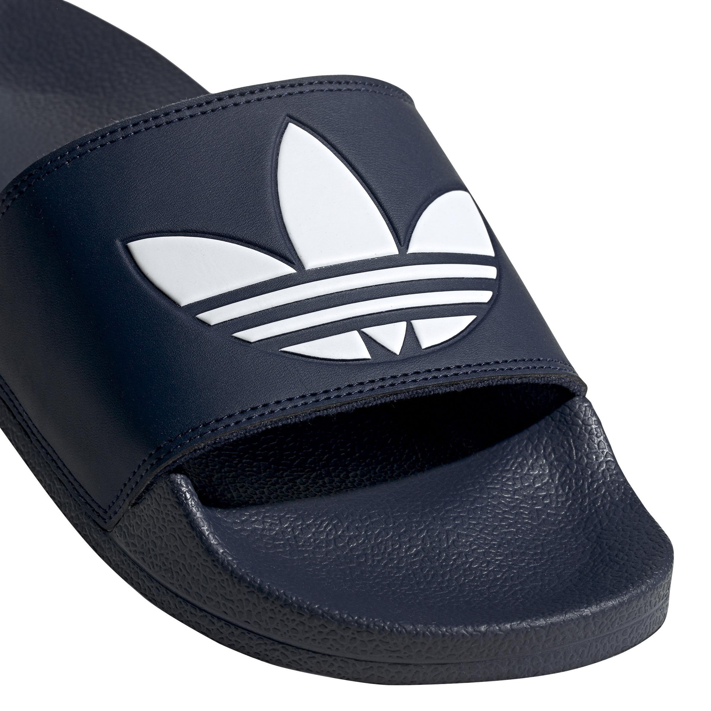 Unisex Adilette Lite Slides, Blue, A701_ONE, large image number 3