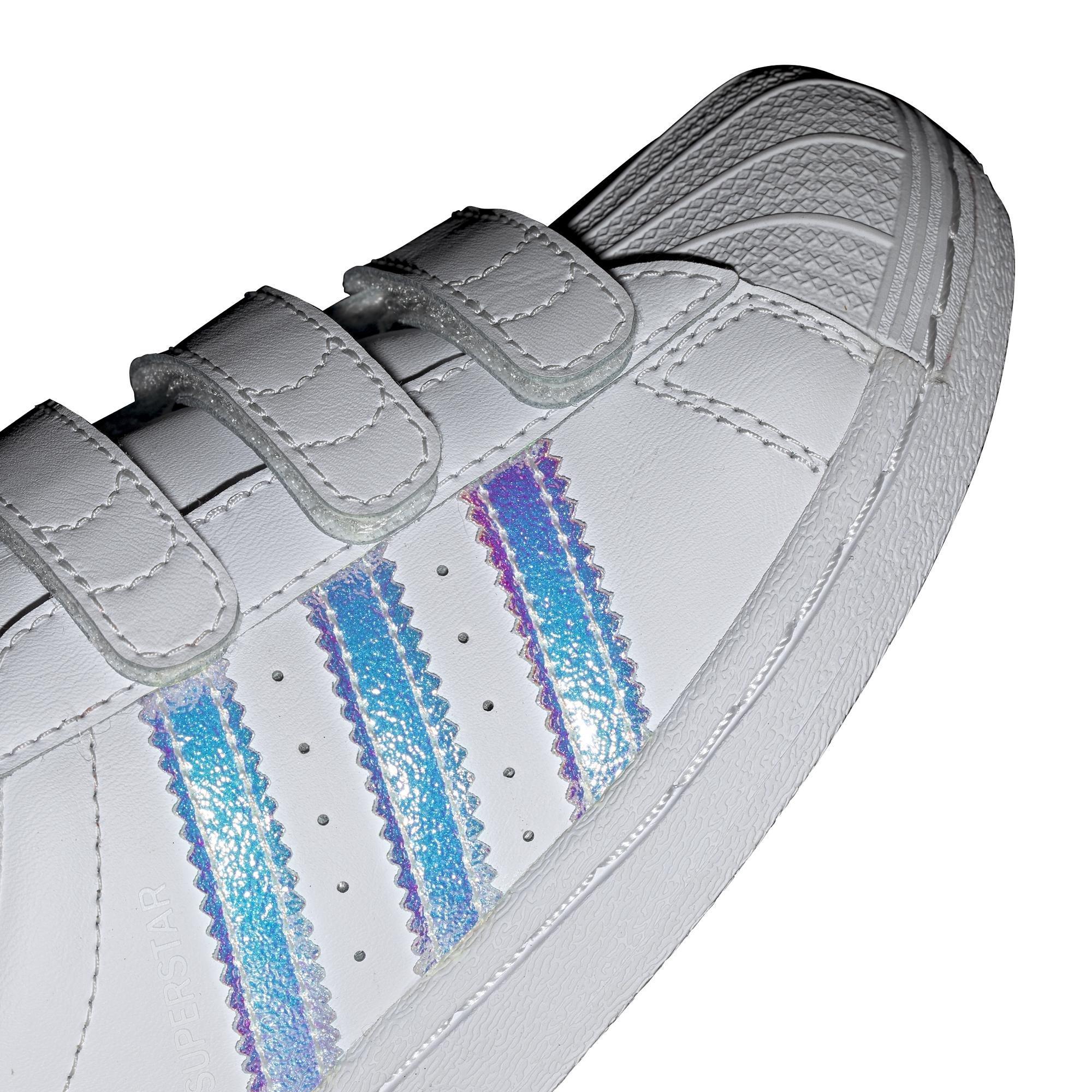 Unisex Kids Superstar Shoes Ftwr, White, A701_ONE, large image number 15