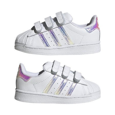Unisex Infant Superstar Shoes Ftwr, White, A701_ONE, large image number 27
