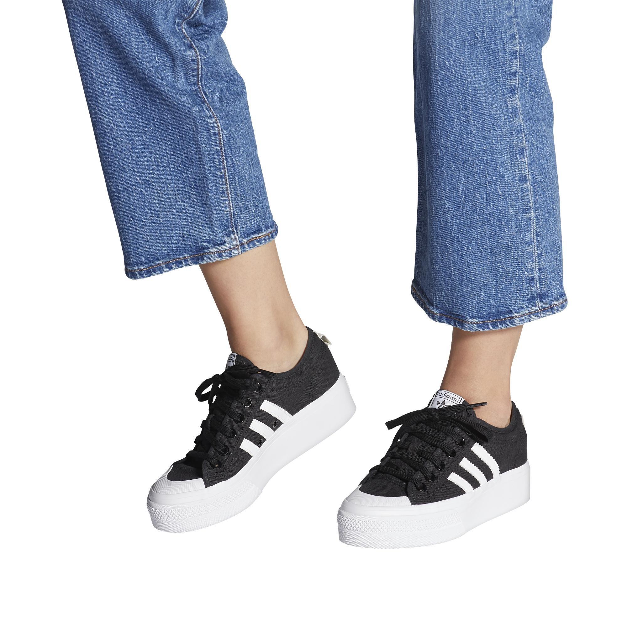 Adidas womens hot sale platform shoes