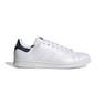 Mens Stan Smith Black Heel Tab Shoes, White, A701_ONE, thumbnail image number 0