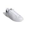 Mens Stan Smith Black Heel Tab Shoes, White, A701_ONE, thumbnail image number 1