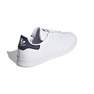 Mens Stan Smith Black Heel Tab Shoes, White, A701_ONE, thumbnail image number 5