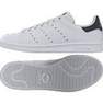 Mens Stan Smith Black Heel Tab Shoes, White, A701_ONE, thumbnail image number 14