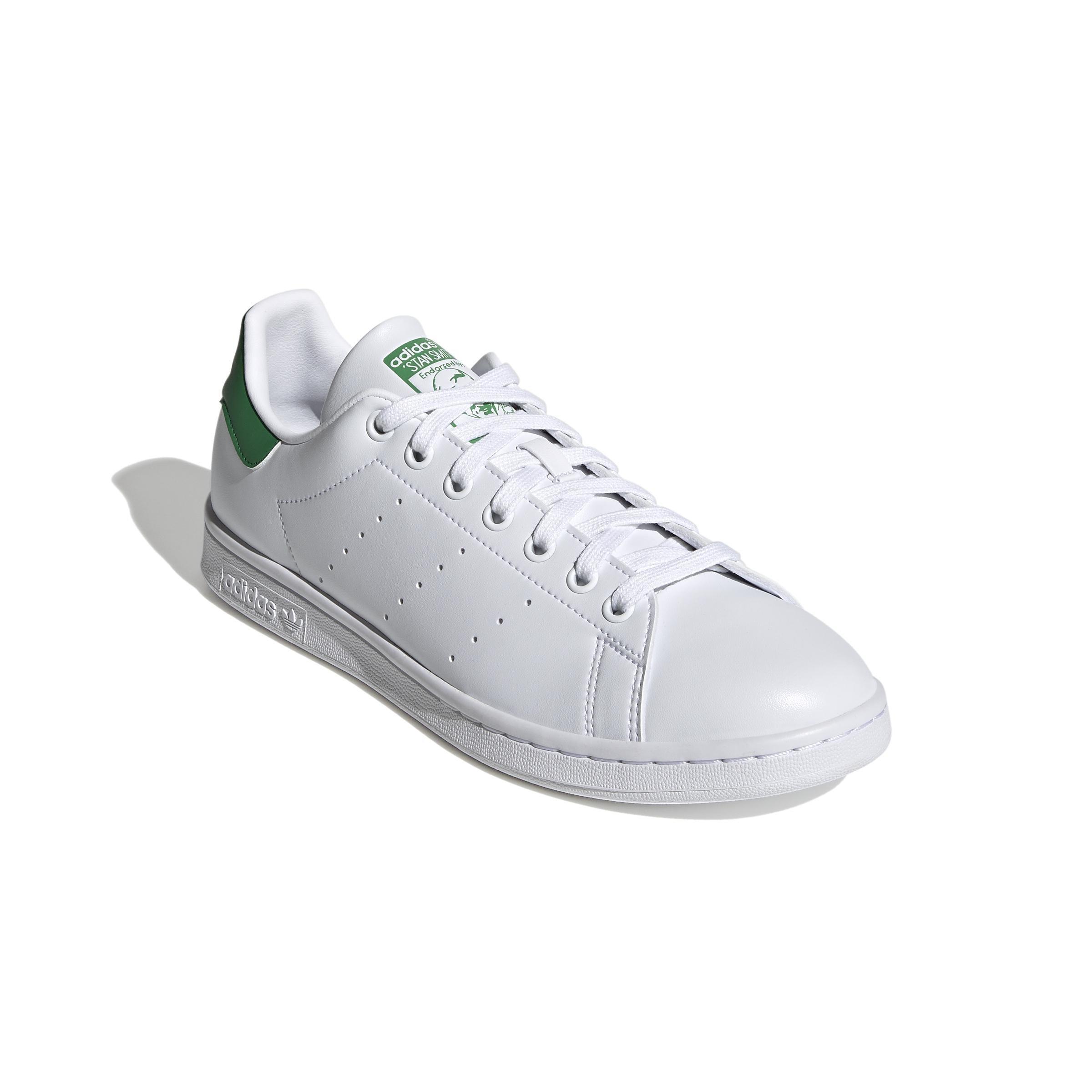 All white store stan smith shoes