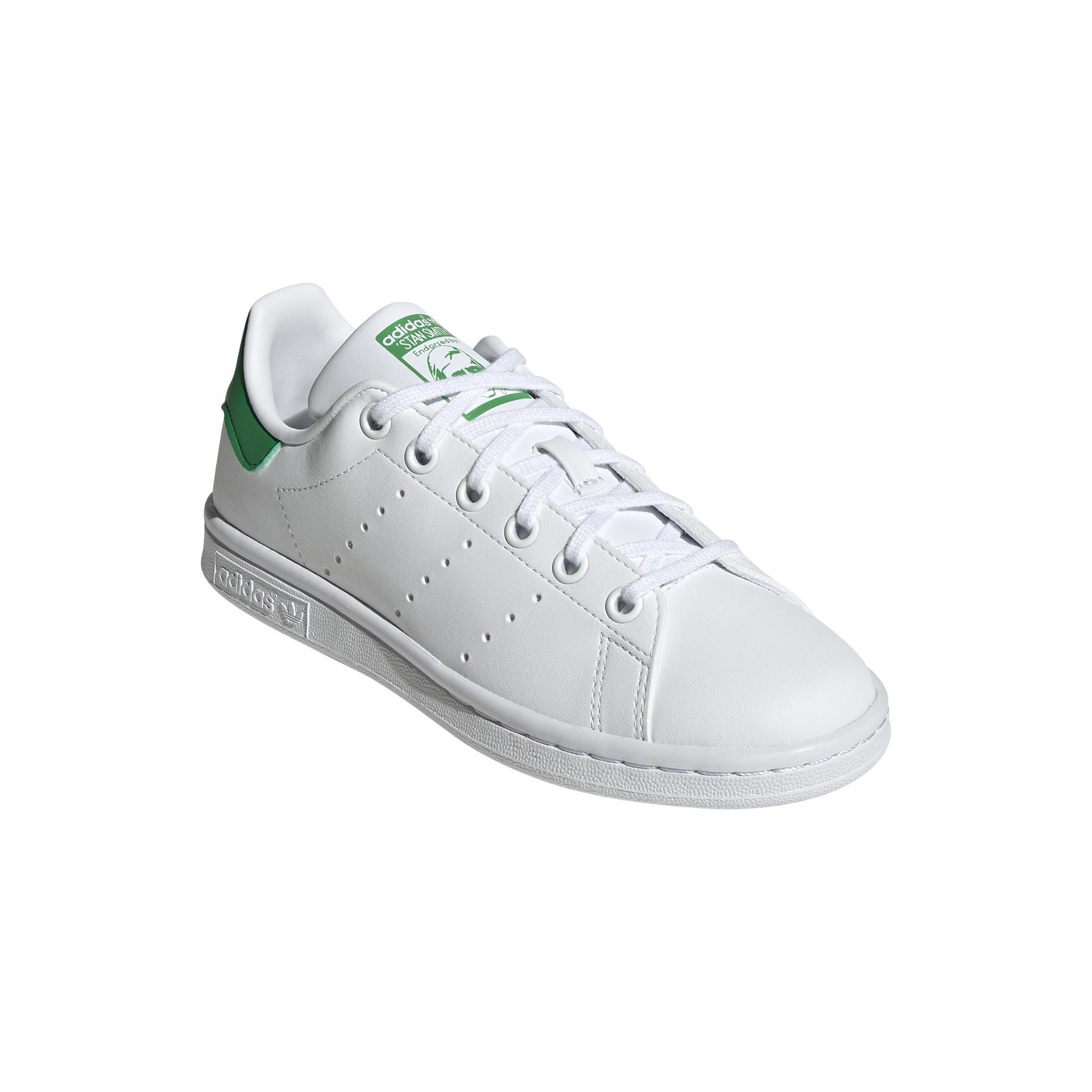 Unisex Kids Stan Smith Shoes, White, A701_ONE, large image number 2
