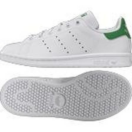 Unisex Older Kids Stan Smith Shoes , White, A701_ONE, large image number 13
