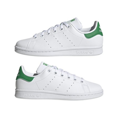 Unisex Older Kids Stan Smith Shoes , White, A701_ONE, large image number 19