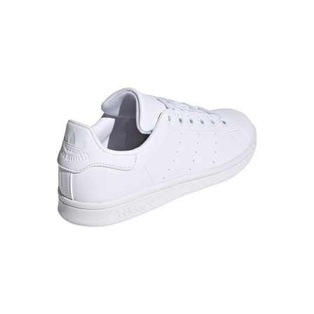 Unisex Kids Stan Smith Shoes, White, A701_ONE, large image number 5