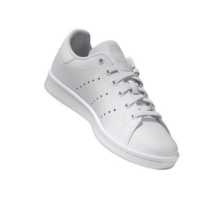 Unisex Kids Stan Smith Shoes, White, A701_ONE, large image number 20