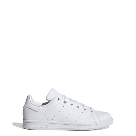 Unisex Kids Stan Smith Shoes, White, A701_ONE, large image number 21