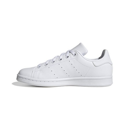 Unisex Kids Stan Smith Shoes, White, A701_ONE, large image number 30