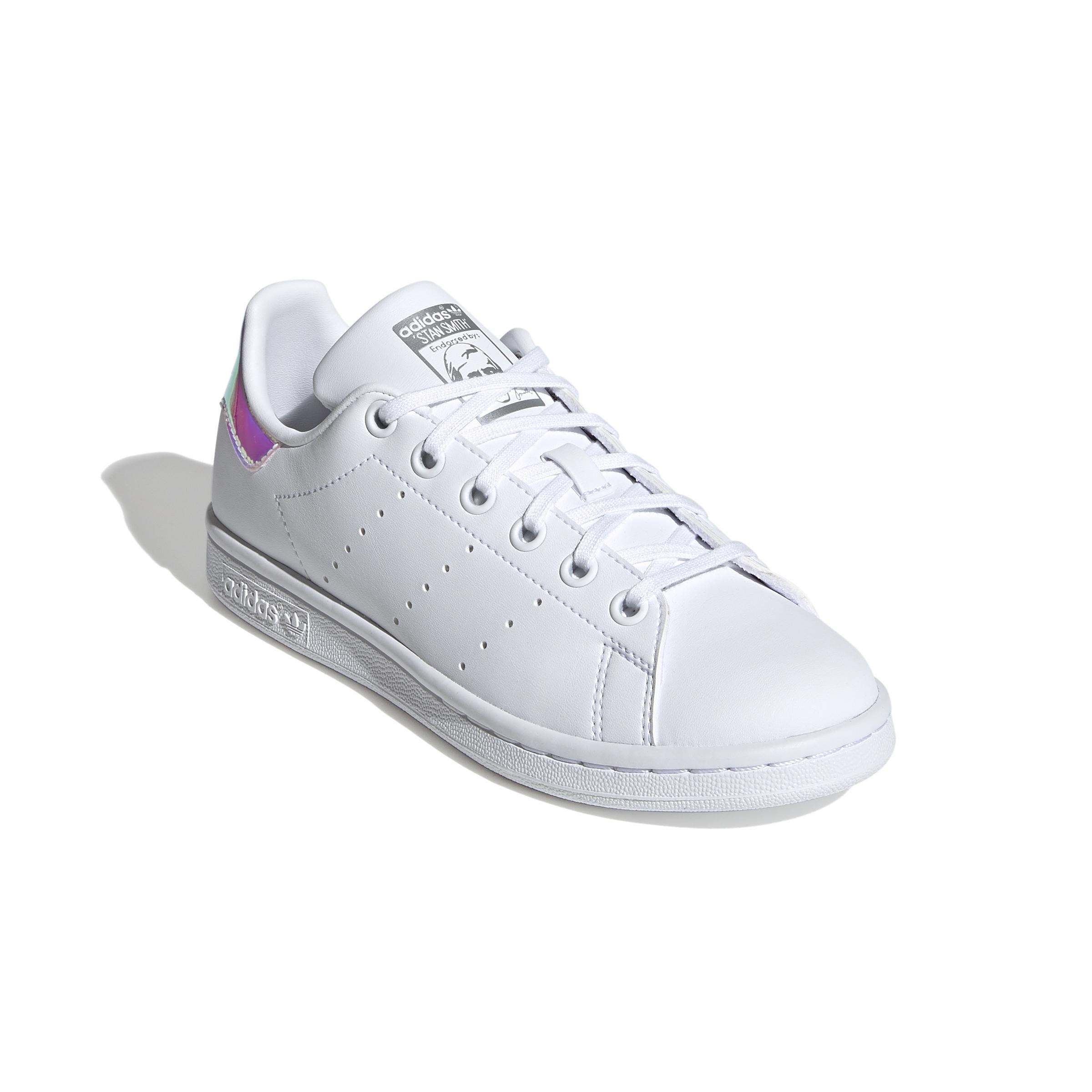 Kids Unisex Stan Smith Shoes, White, A701_ONE, large image number 1