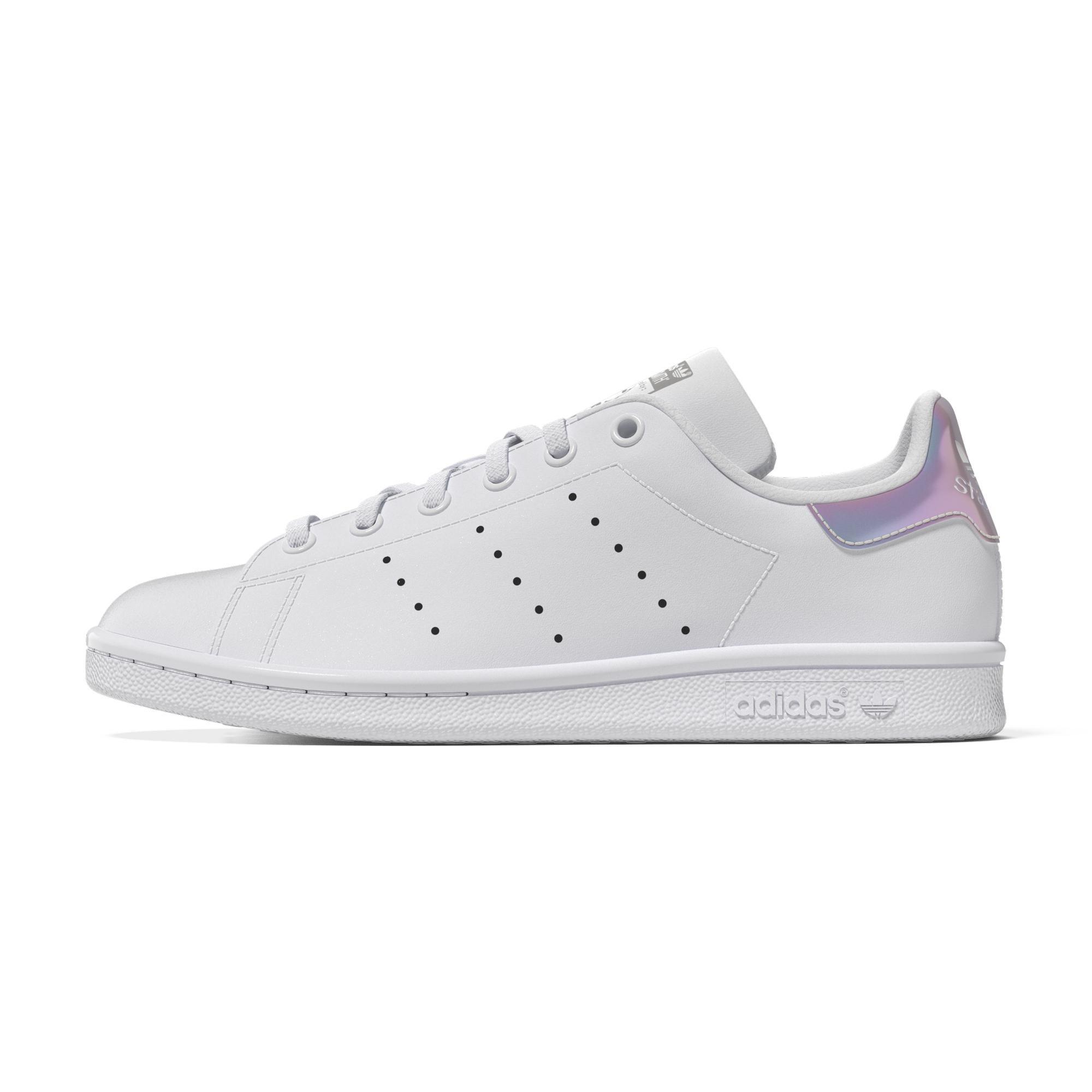 Kids Unisex Stan Smith Shoes, White, A701_ONE, large image number 11