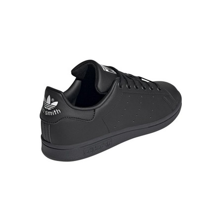 Kids Unisex Stan Smith Shoes, Black, A701_ONE, large image number 3