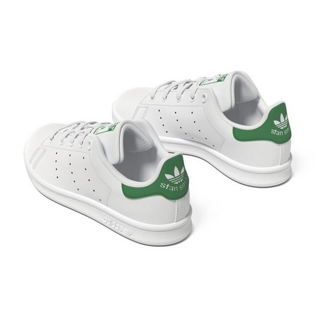 Unisex Kids Stan Smith Shoes , white, A701_ONE, large image number 5