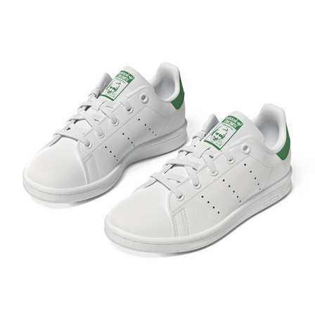 Unisex Kids Stan Smith Shoes , White, A701_ONE, large image number 16
