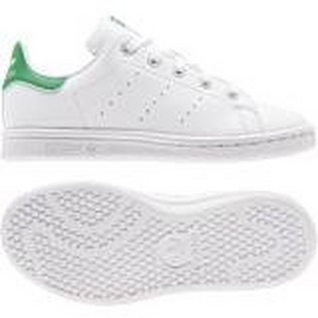 Unisex Kids Stan Smith Shoes , white, A701_ONE, large image number 33