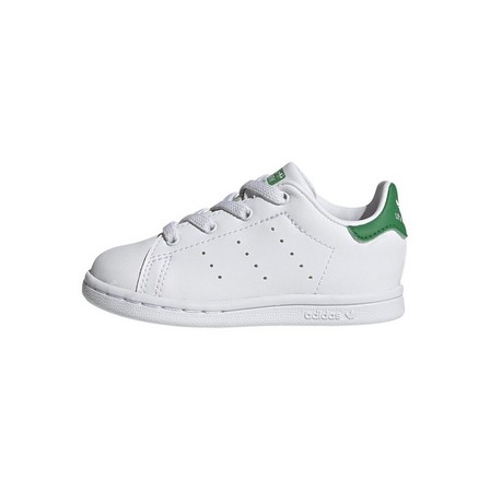 Unisex Toddlers Stan Smith Lace Shoes , White, A701_ONE, large image number 1