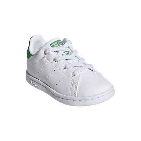 Unisex Toddlers Stan Smith Lace Shoes , White, A701_ONE, large image number 5