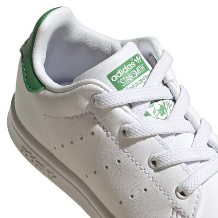 Unisex Toddlers Stan Smith Lace Shoes , White, A701_ONE, large image number 9
