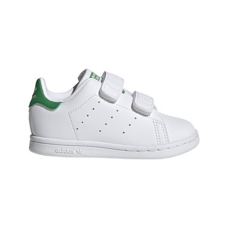 Baby Unisex Stan Smith Shoes, White, A701_ONE, large image number 0