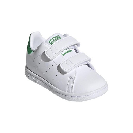 Baby Unisex Stan Smith Shoes, White, A701_ONE, large image number 1