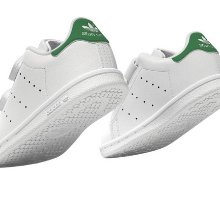 Baby Unisex Stan Smith Shoes, White, A701_ONE, large image number 10