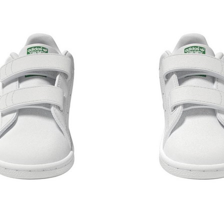 Baby Unisex Stan Smith Shoes, White, A701_ONE, large image number 12