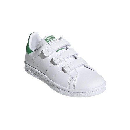 Unisex Kids Stan Smith Shoes, white, A701_ONE, large image number 1