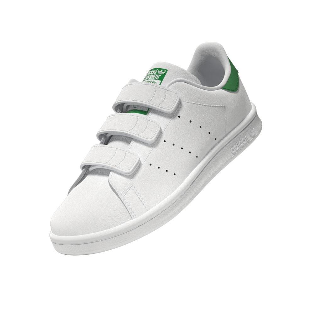 Kids Unisex Stan Smith Shoes, White, A701_ONE, large image number 6