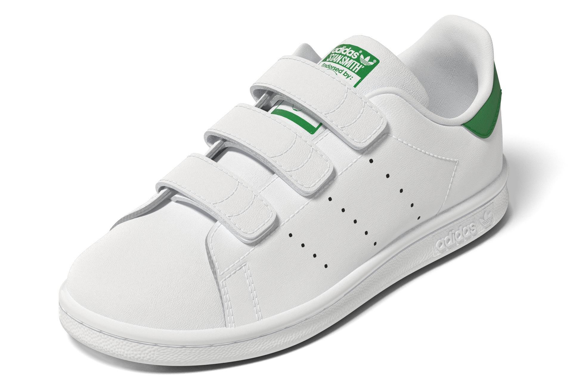 Kids Unisex Stan Smith Shoes, White, A701_ONE, large image number 7