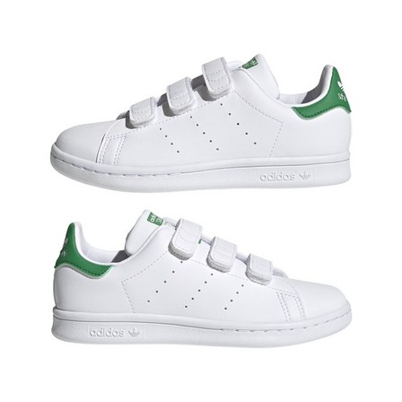 Unisex Kids Stan Smith Shoes, white, A701_ONE, large image number 27