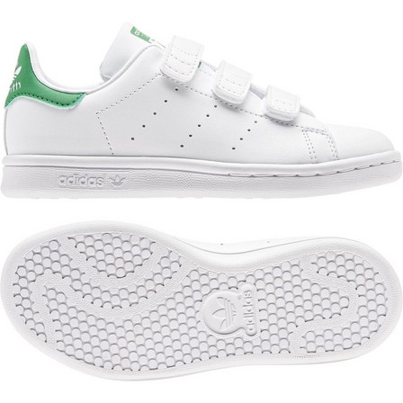 Unisex Kids Stan Smith Shoes, white, A701_ONE, large image number 40