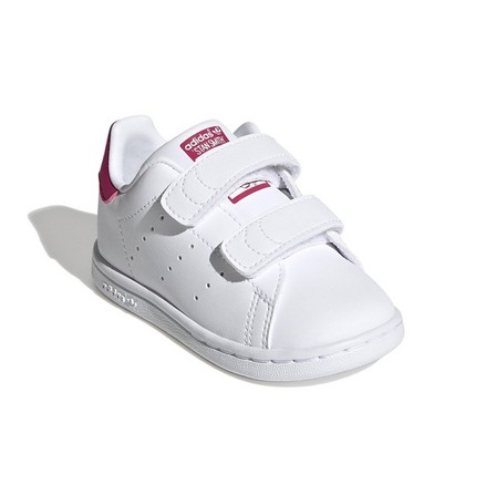 Baby Unisex Stan Smith Shoes, White, A701_ONE, large image number 1