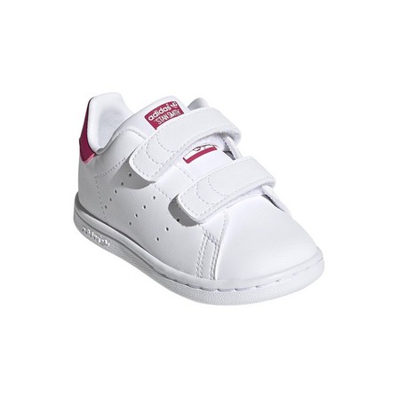 Baby Unisex Stan Smith Shoes, White, A701_ONE, large image number 2