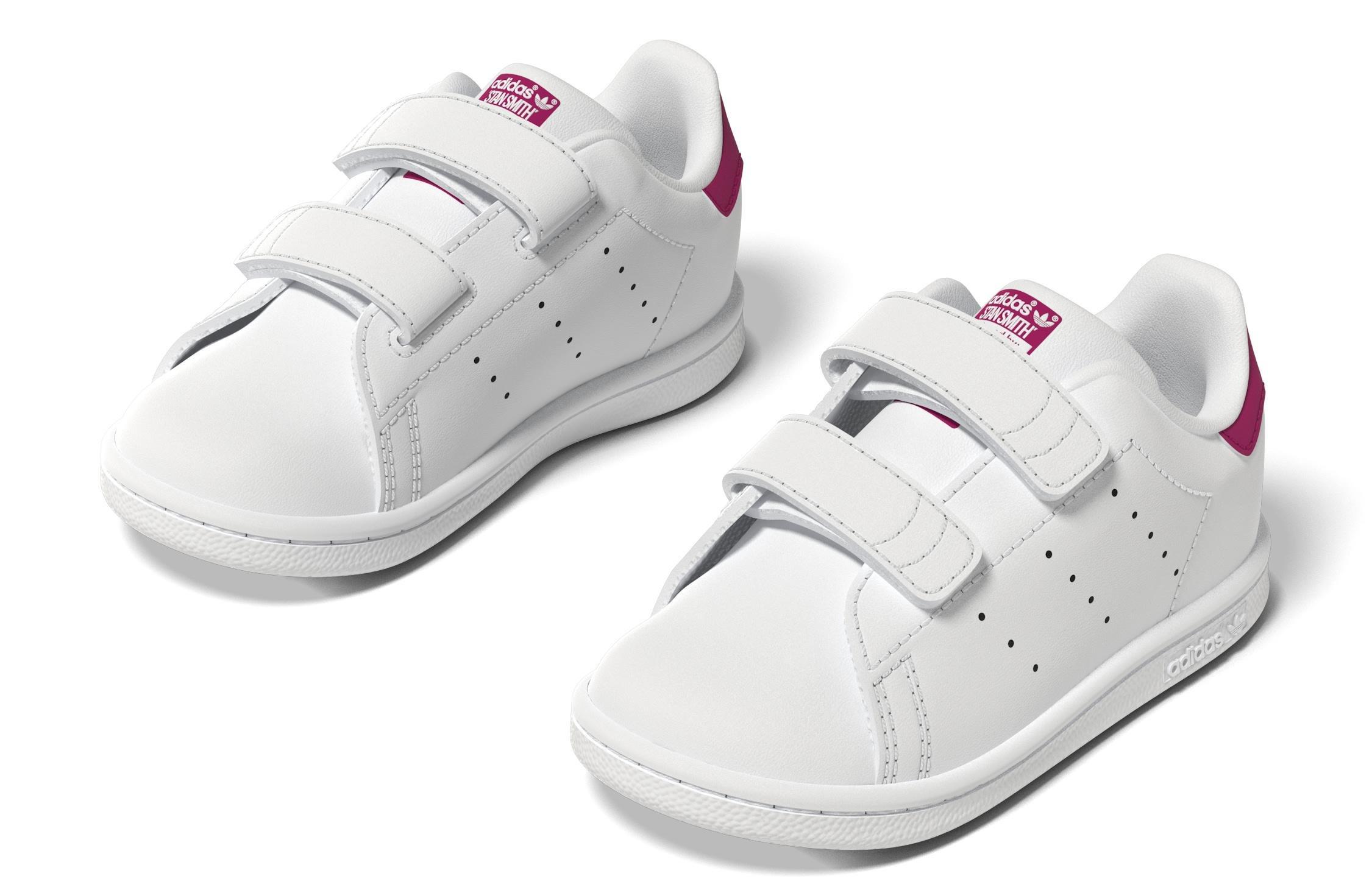 Kids Unisex Stan Smith Shoes, White, A701_ONE, large image number 7