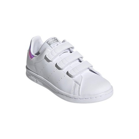 Unisex Kids Stan Smith Shoes Ftwr, White, A701_ONE, large image number 2